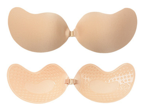 Brasier Push Up Strapless Pezoneras  Invisible Bra 2 Pares