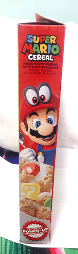 Super Mario Bros Cereal Oficial Caja Vacia Con Amiibo (Usado)