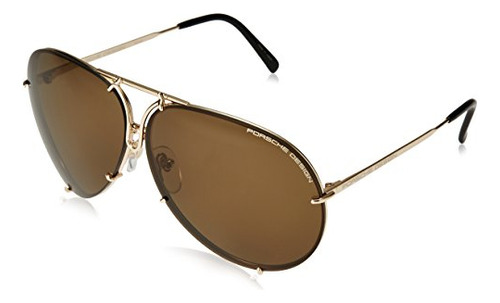 Gafas De Sol - Porsche Design Women's Aviator Rectangular