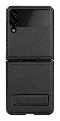 Imagen 3 de 7 de Samsung Galaxy Z Flip 3 5g Carcasa Stand Nillkin Leather