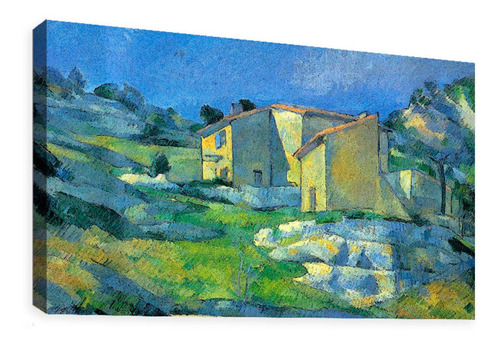 Cuadro Decorativo Canvas Moderno Casas Provence Paul Cezanne