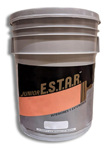 Pintura Estar Vinilica Jr Blanco Mate 19 Litros