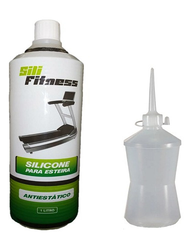 Silicone Lubrificante Esteiras Sili Fitness 1 Litro + Frasco