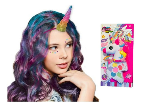 Unicornio Estuche Maquillaje Juguete Niñas Princesa Fashion 