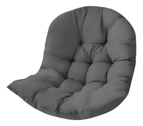 Cojín Para Silla Tipo Huevo, Suave, Cómodo Y Gris Oscuro