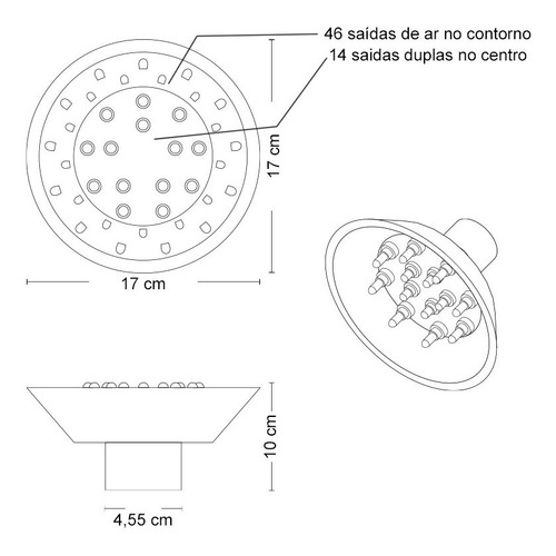 Imagem 3 de 5 de Difusor De Cachos Universal Para Secador De Cabelo Ativador