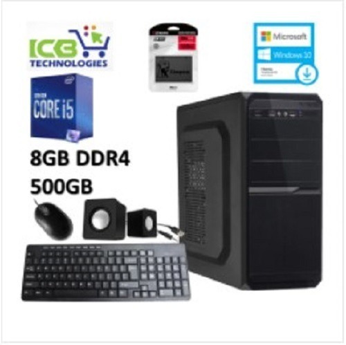 Pc Genérica Intel Core-i5 10400f 2.9ghz 8gb Ssd 480gb Teclad