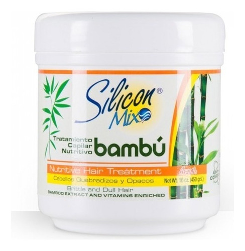 Máscara Silicon Mix Bambu 450g Tratamento Capilar Nutritivo