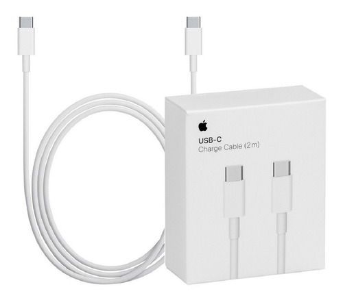 Cable Usb-c A Usb-c Charge Cable Apple (2mt. White)/ Boleta