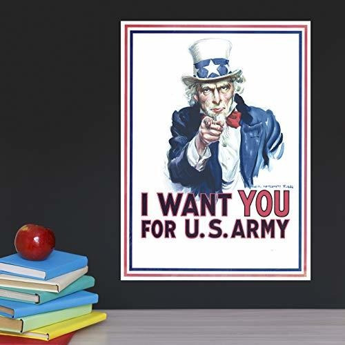 Palacelearning Uncle Sam - I Want You For U.s. Army Poster -