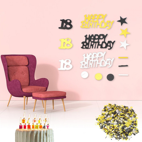 Imagen 4 de 8 de 1500pcs Kit De Decoraciones Para Fiesta De Cumpleaños