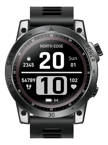 Smartwatch North Edge Crossfit 3 Gps Altím Barômetro 5atm Caixa P...