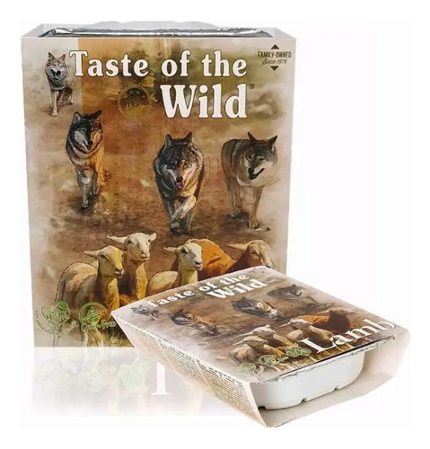 Taste Of The Wild Tray Cordero Para Perros 390 G