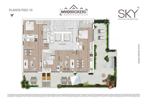 Imagen 17 de 28 de Apartamento Monoambiente Con Patio | Punta Carretas | Destacada Ubicación | Estrena Nov. 2022!