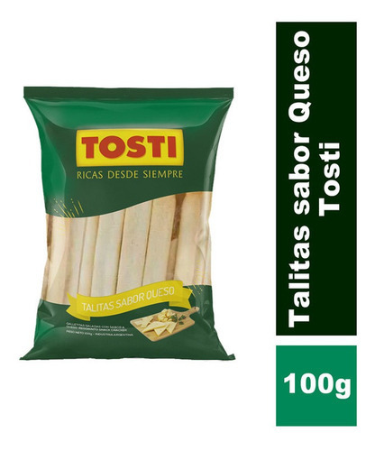 Talitas Tosti Sabor Queso Ricas Desde Siempre X 100 Gr