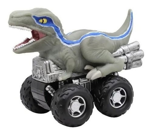 Jurassic World Zoom Rider Auto Vehículo Pull Back Dinosaurio