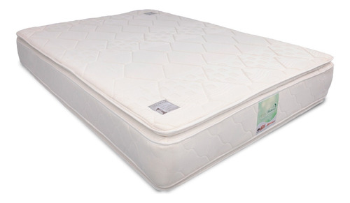 Colchon Bio Mattress Matrimonial  Hotelero Gran Turismo Color Blanco