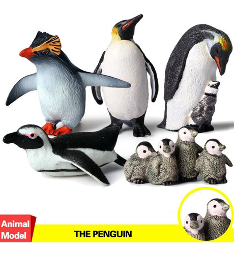 Juego De Modelos De Animales Realistas Toys-penguin