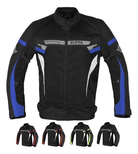 Alfa Cycle Gear - Chaqueta De Proteccin De Malla Transpirabl