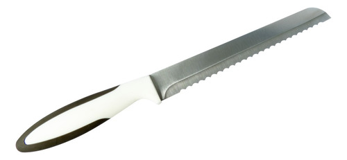 Cuchillo Para Carne De Acero Inoxidable 20 Cm Mango Blanco