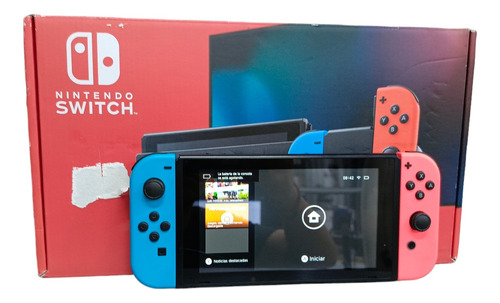 Nintendo Switch Neon Blue And Neon Red Joycon