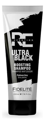 Fidelite Shampoo Ultra Black Matizador Grises Plata 230 Ml