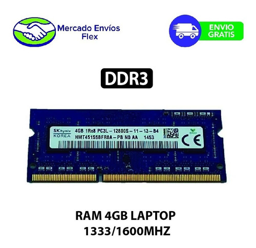 Memorias 4gb Ddr3 Para Laptops (Usado)