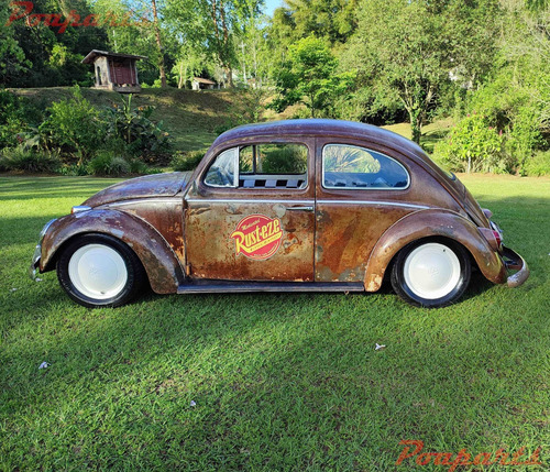 Volkswagen Fusca 1965 Ratlook Rat Look Hood Ride Poaparts