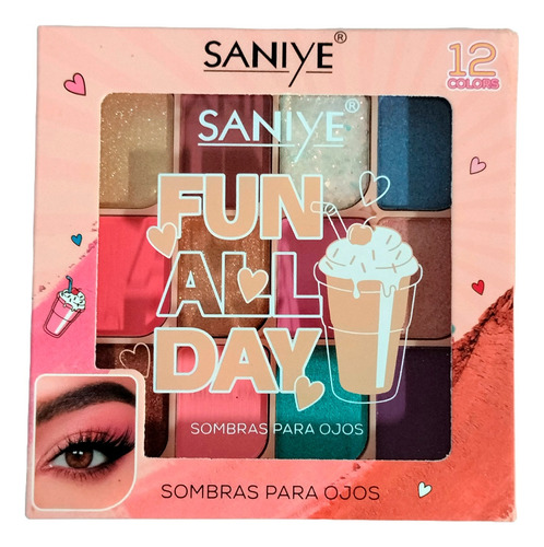 Paleta De Sombras Saniye -  Fun All Day