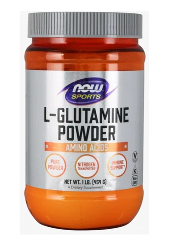 L-glutamine Polvo Amino Acidos 1 Lb 454gr. Now Sports