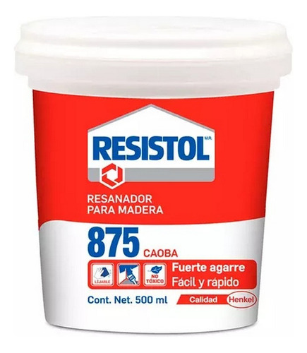 Resanador Para Madera 500 Gr (17.64 Oz) Color Caoba (875)