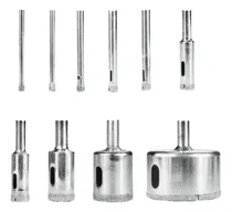 Comprar Brocas Diamantadas Perforar Vidrio Mayolica Set 10 Pzas 3-50