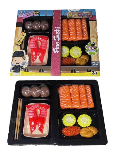 ibasenice 74 Peças Vaporizadores De Comida De Sushi Japonês Brinquedos De  Comida Infantil Conjuntos Infantis Jogo De Fingir Jogo De Cozinha Brinquedo  De Fingir Comida Para Brincar Sushi De