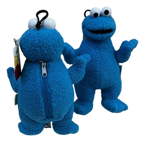 Plaza Sesamo Elmo O Comegalletas Selecciona El Tuyo Peluche Color Azul