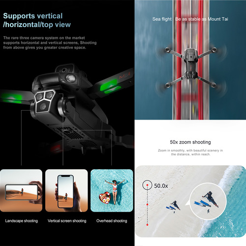 Drones Inteligentes Sin Cepillo Profesionales M1s 4k 2.4g