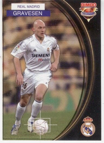 2005 Bimbo Cards Soccer Thomas Gravesen Club Real Madrid