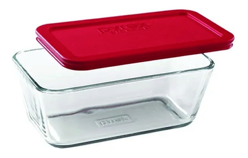 Fuente Hermético Pyrex Pirex Rectangular 1.13 L Horno Silmar