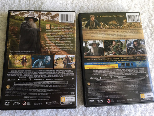 Imagem 3 de 3 de 2 Dvd Hobbit - Filme (frete Grátis)