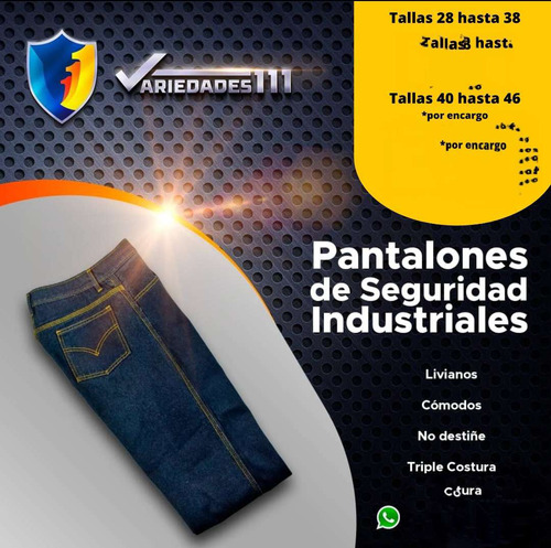 Pantalones De Seguridad Industrial 