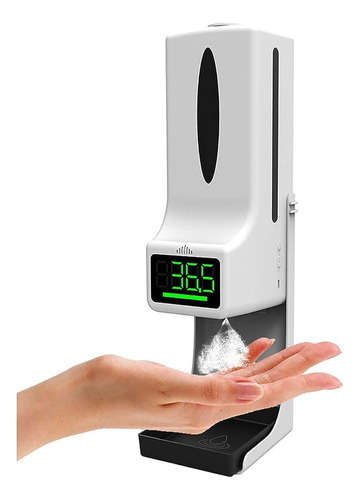 Termometro Dispensador Infrarrojo Digital Jabon Alcohol Gel
