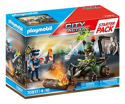 Figura Armable Playmobil Starter Pack Policía: Entrenamiento