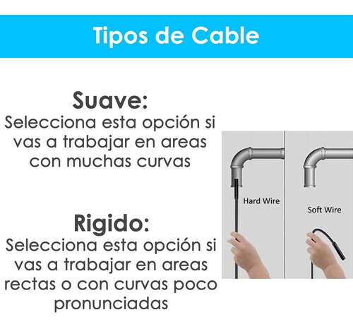 Camara Endoscopio Wifi Android iPhone Y Pc Cable 3.5 Metros