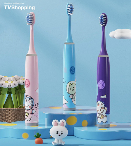 Cepillo De Dientes Eléctrico Para Niños Con Dibujos Animados