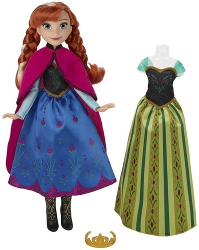 Muñeca Anna Frozen Original Hasbro Juguete Barbie Niña Disne