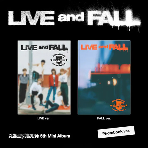 Xdinary Heroes - Live And Fall Ver. Photobook Random Kpop
