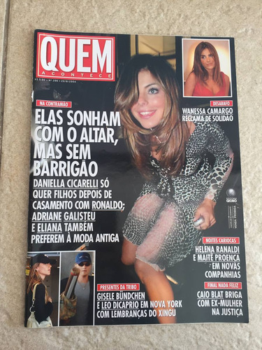 Revista Quem Daniella Cicarelli Letícia Spiller P637