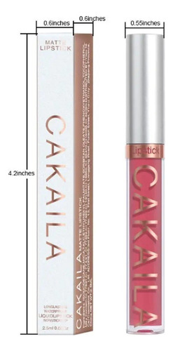Lápiz Labial Láquido Cakaila Matte Lipstick Impermeable 13
