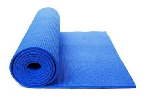 Mat de yoga azul