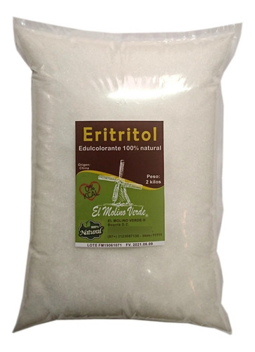 Eritritol Endulzante Natural 2kg - Kg - Kg A $45000