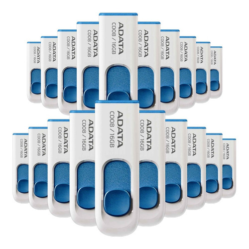 Kit 20 Memoria Usb 16gb Adata Ac008 2.0 Ac008-16g-rwe